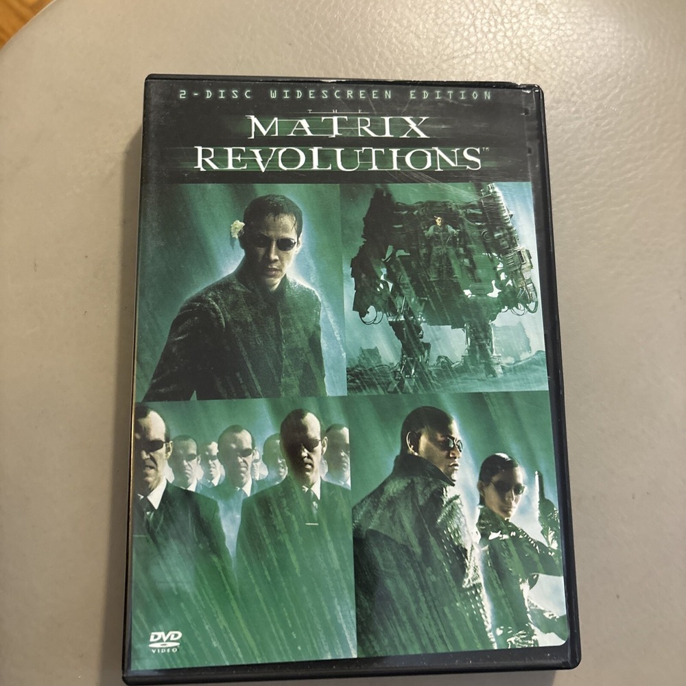 Warner Bros The Matrix Revolutions DVD Widescreen 2-Disc Sci-Fi Excellent